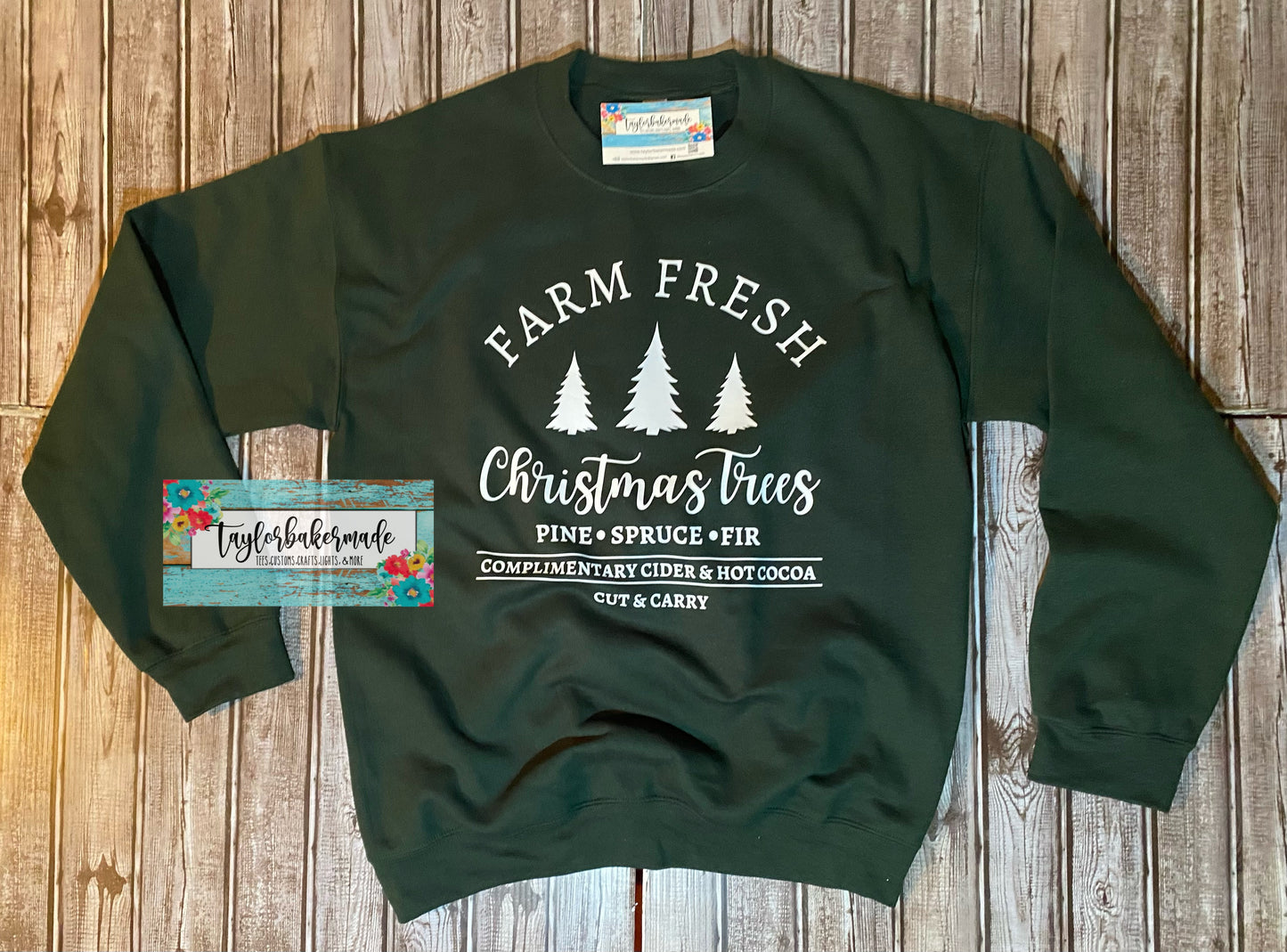 Farm Fresh Christmas Trees Sweater