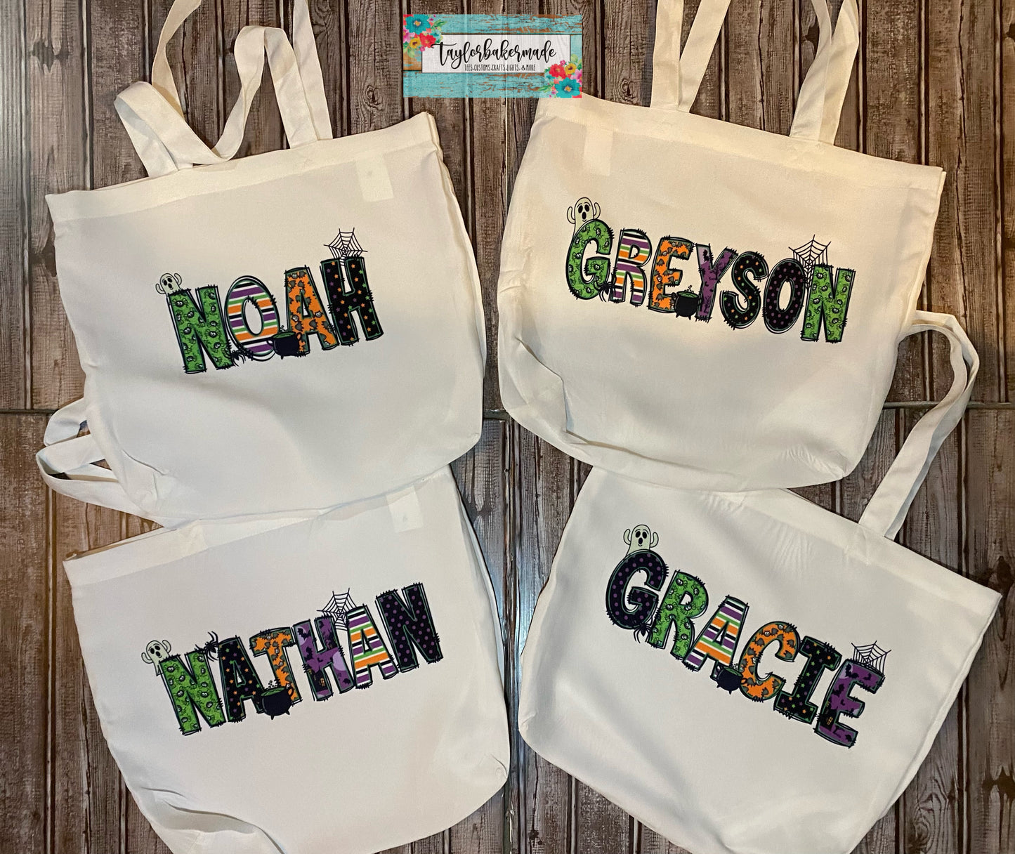 Trick or Treat Halloween Personalized Bags