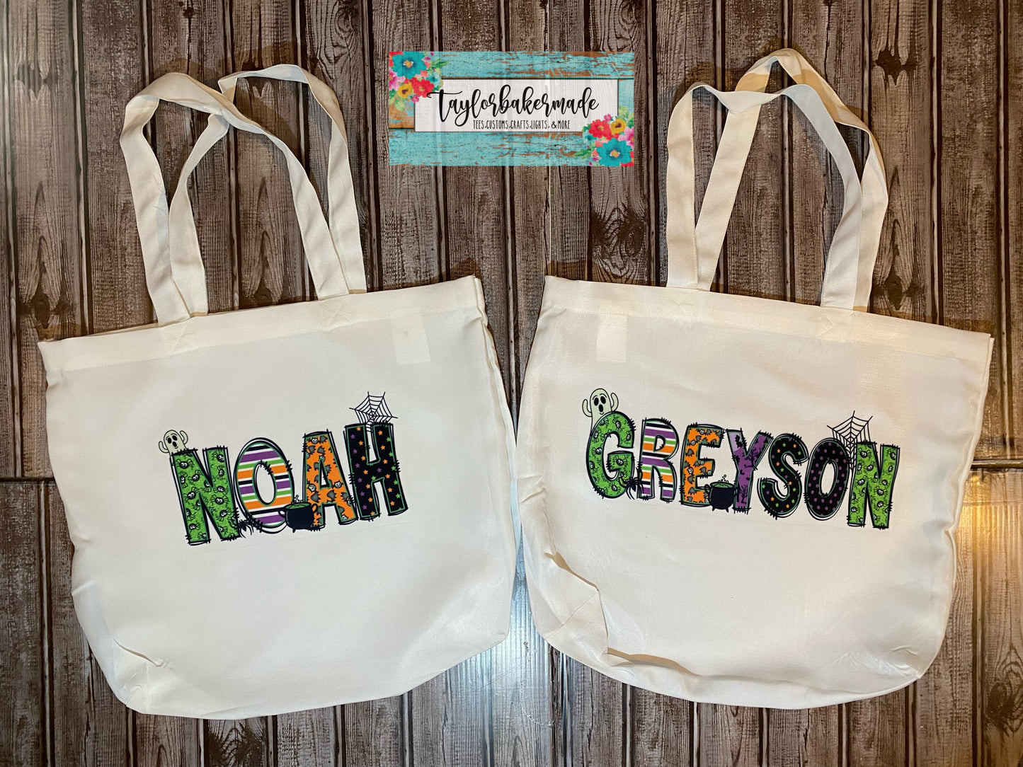 Trick or Treat Halloween Personalized Bags