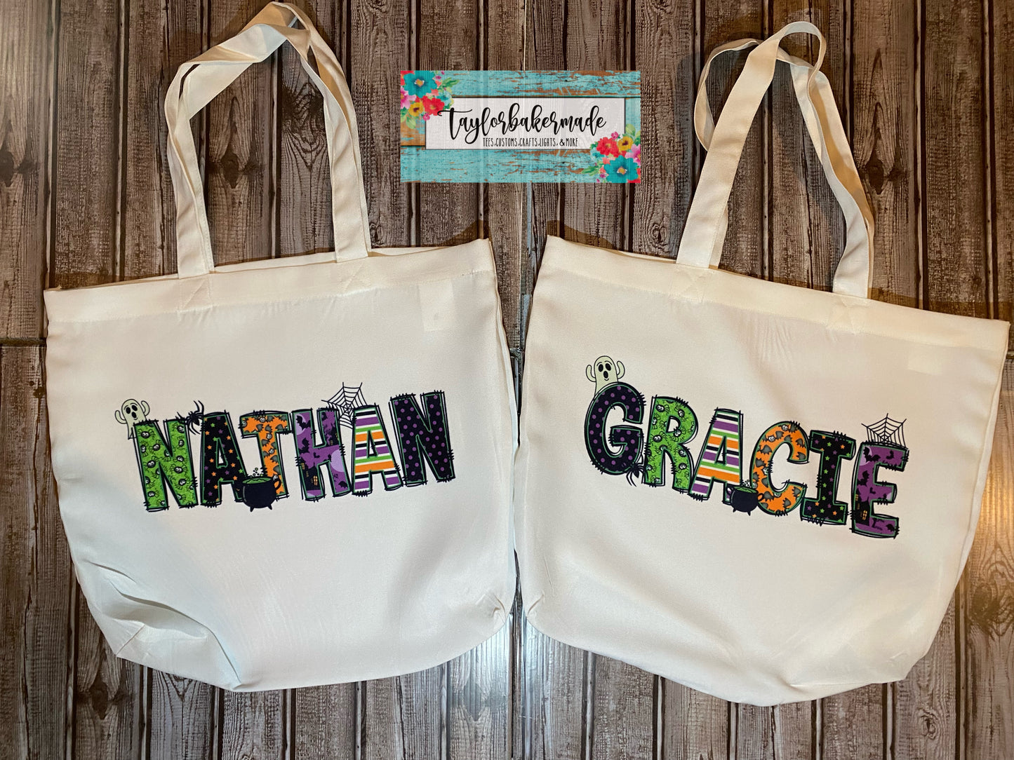 Trick or Treat Halloween Personalized Bags