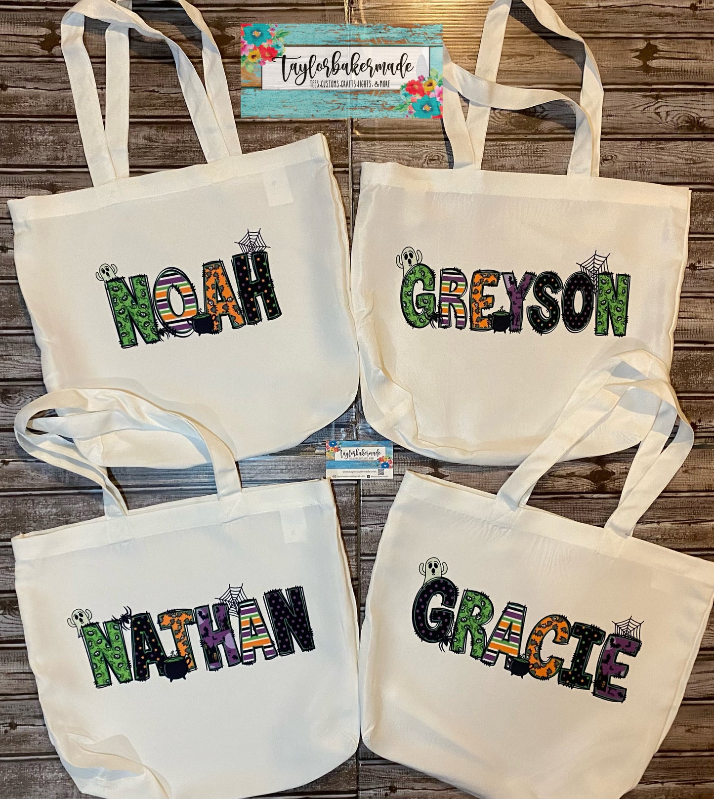 Trick or Treat Halloween Personalized Bags