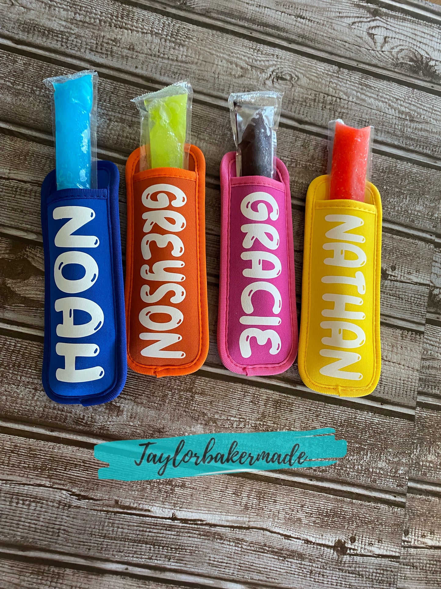 Personalized Popsicle holder