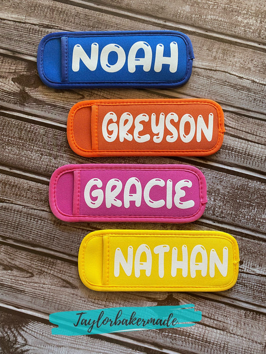Personalized Popsicle holder