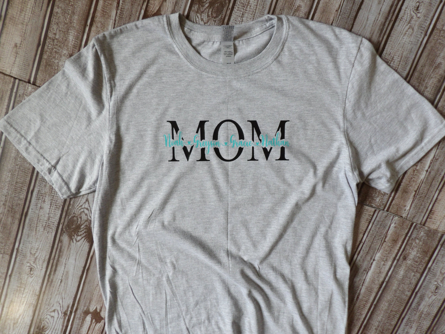 Personalized Mom, Maw Maw, Nanny, etc. T Shirt