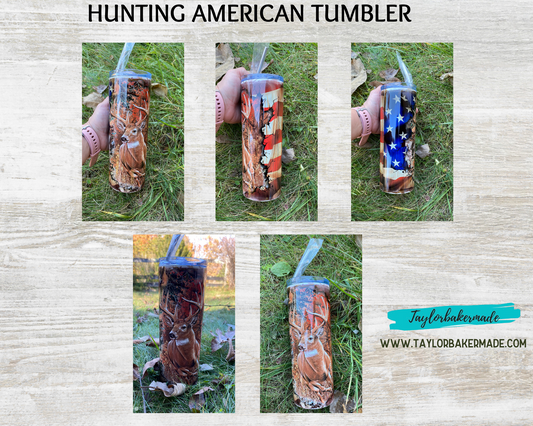 Deer Hunting American Tumbler