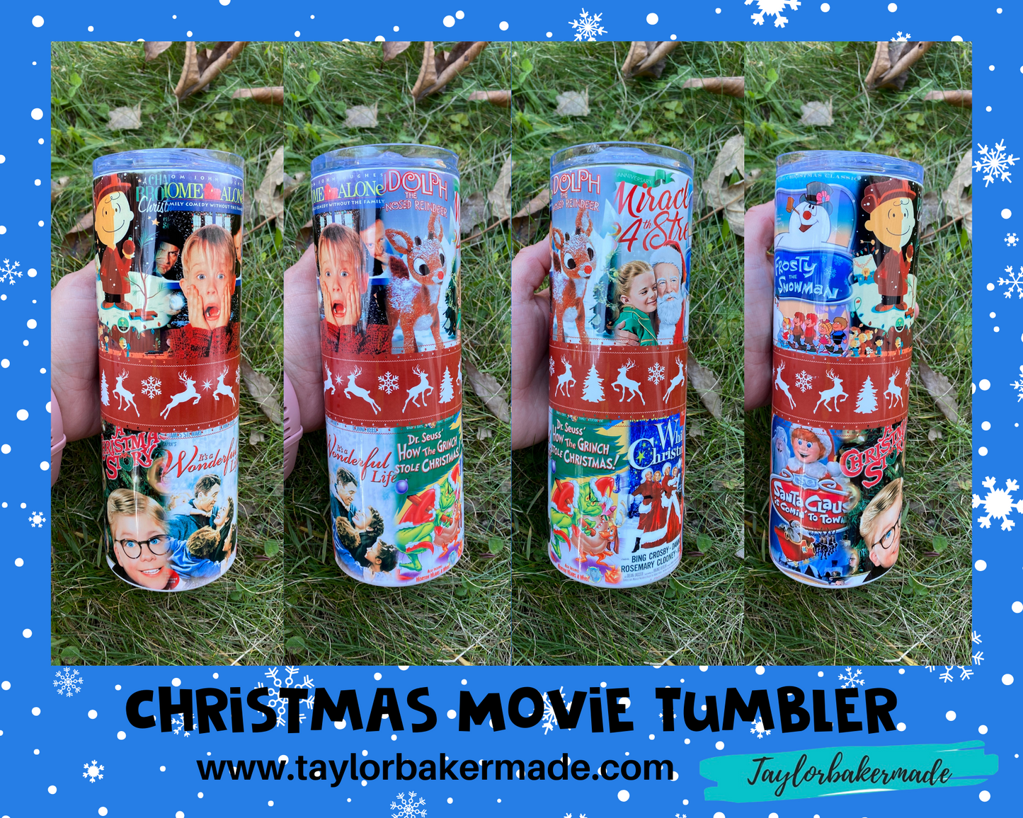 Christmas Movie Tumbler