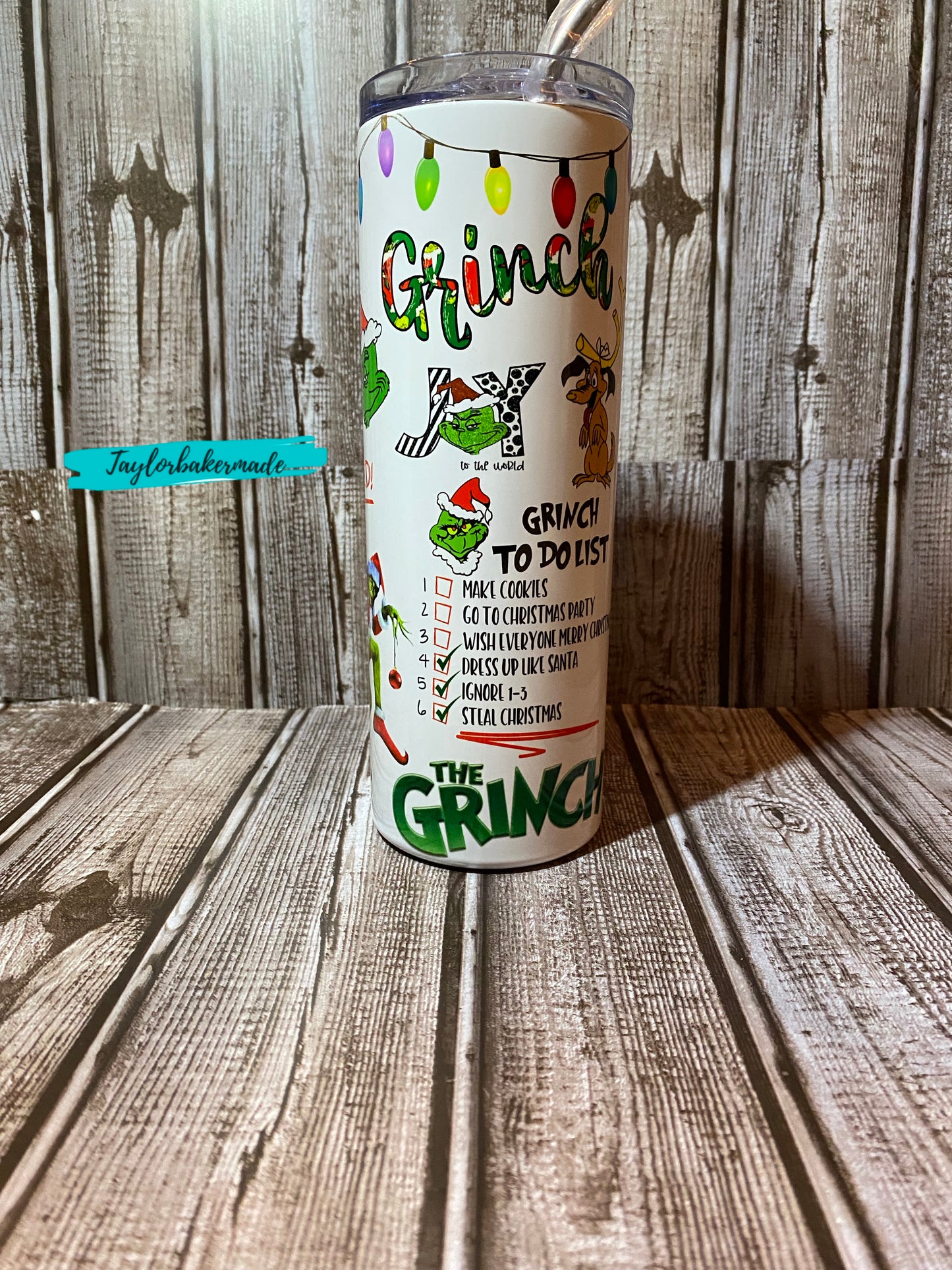 20 oz. Grinch Christmas Tumbler