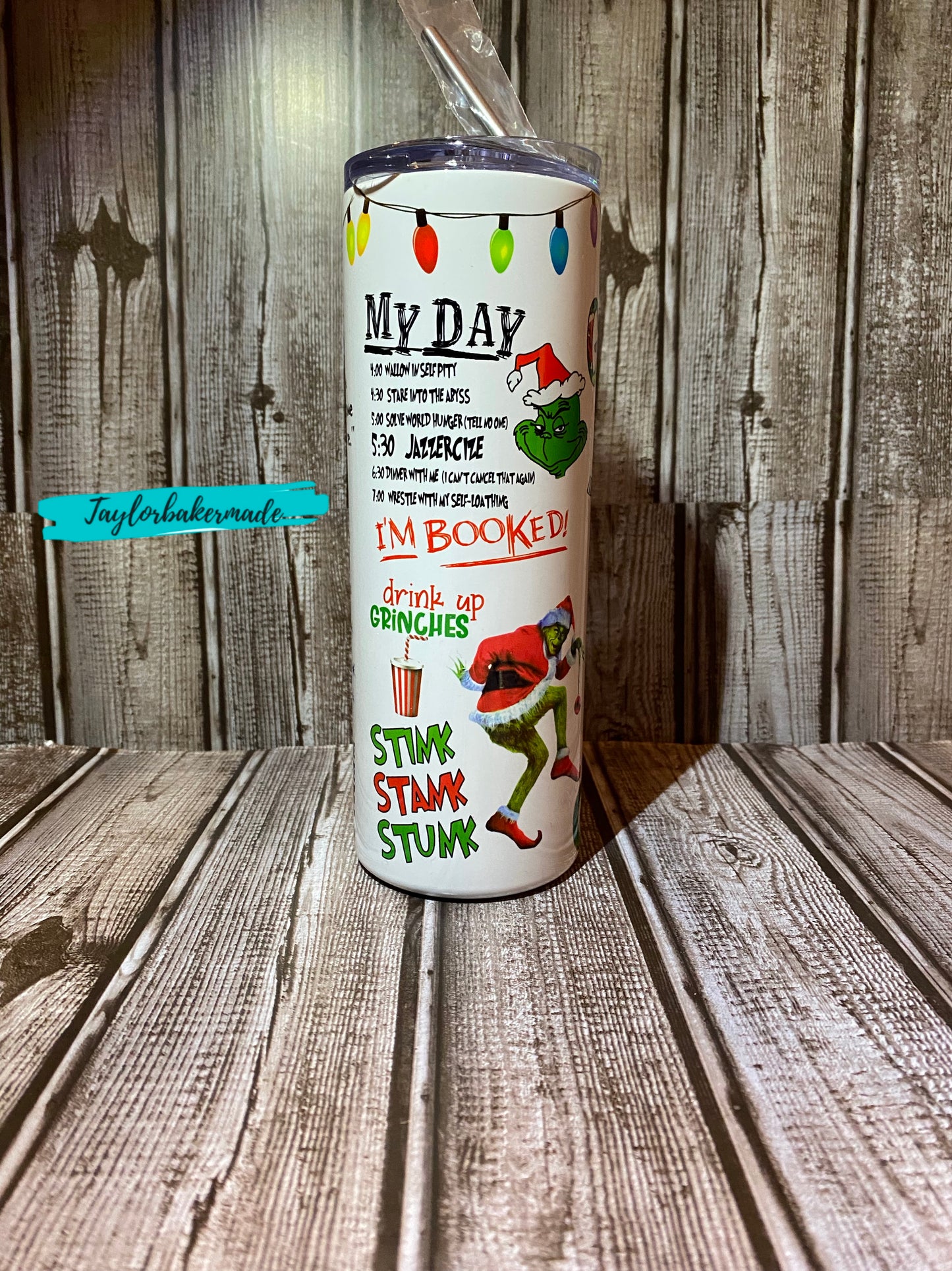 20 oz. Grinch Christmas Tumbler