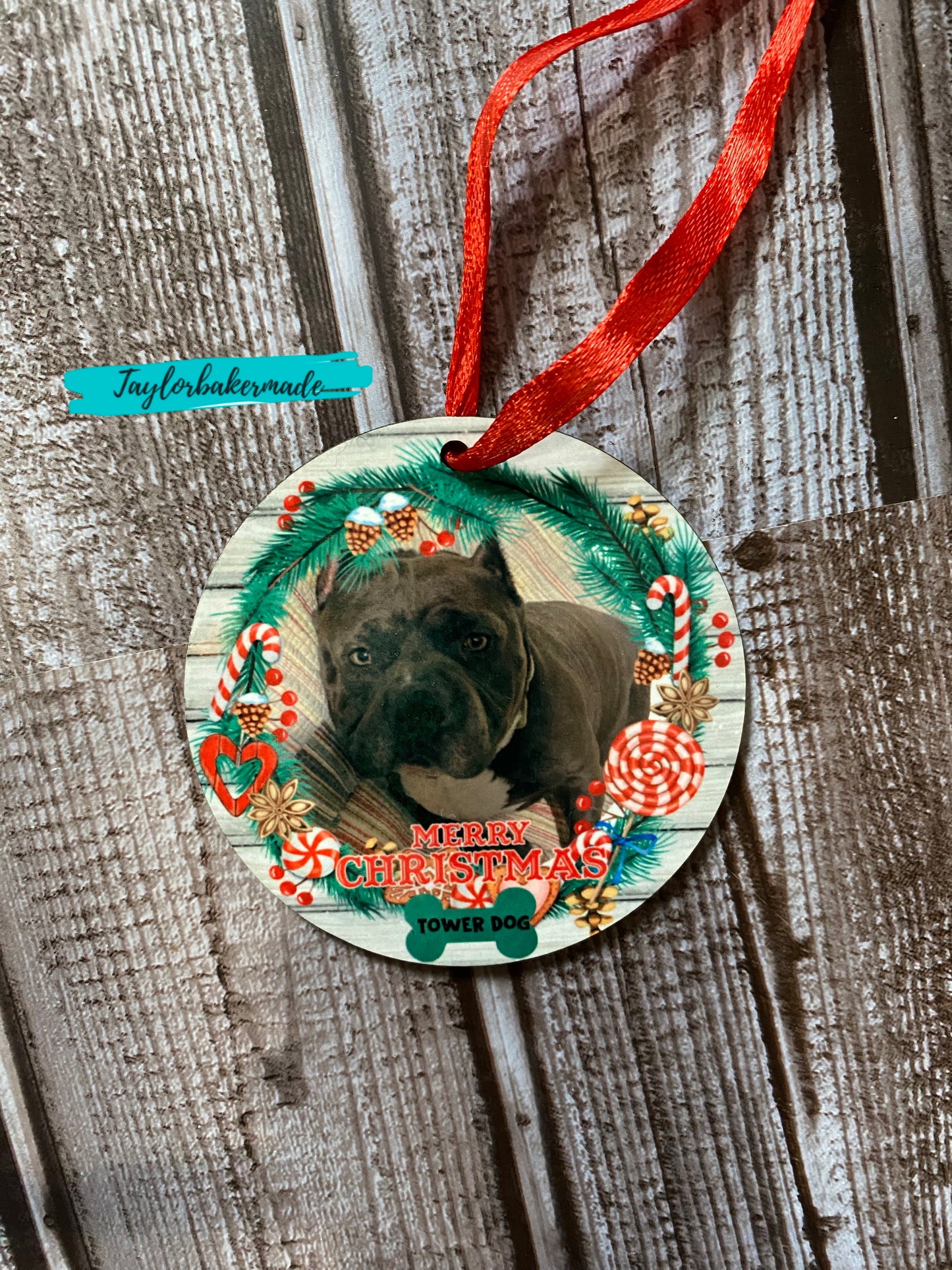 Custom Pet Lover Photo Ornament