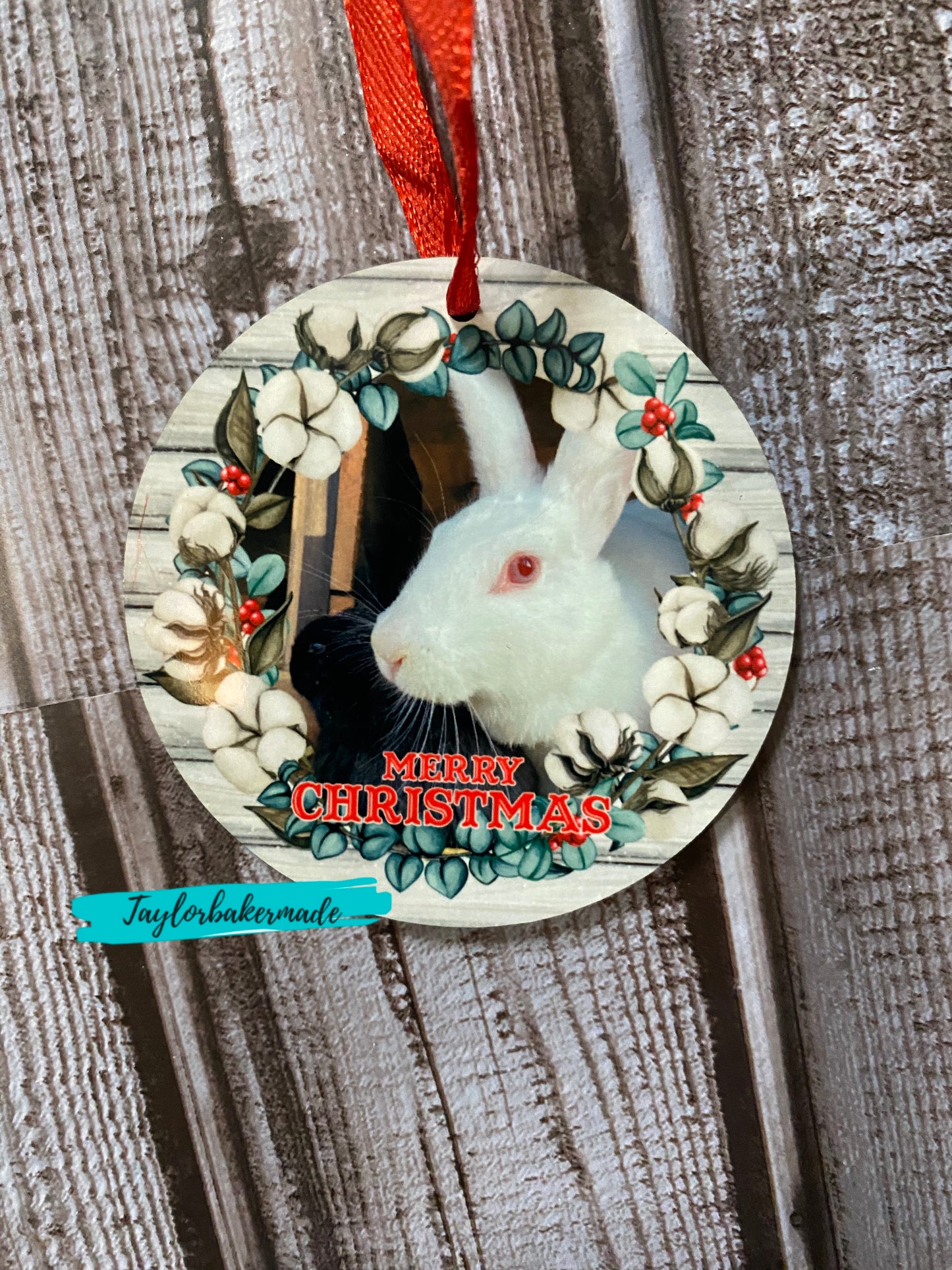 Christmas Custom Photo Round Ornament