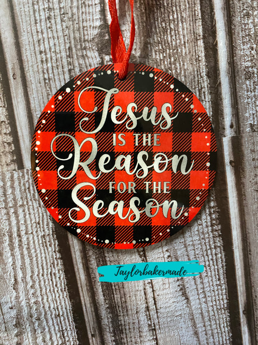 Jesus Is The Reason Round Ornament