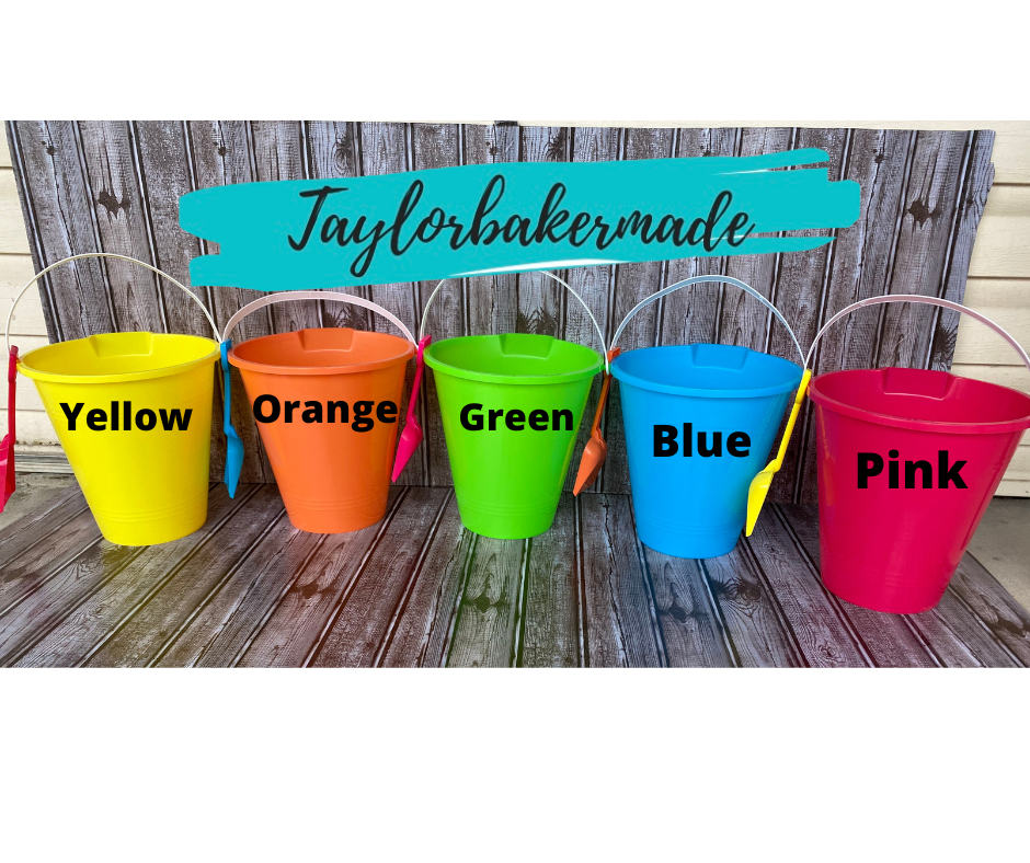 Personalized Sand Buckets