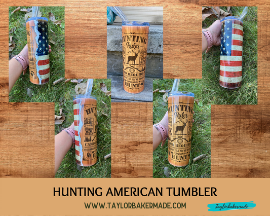 Hunting Rules American Tumbler