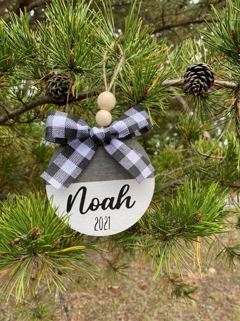 Personalized Wooden Christmas Ornaments