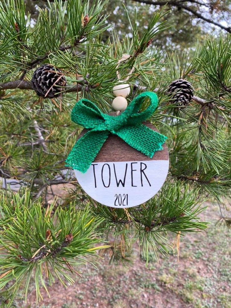 Personalized Wooden Christmas Ornaments