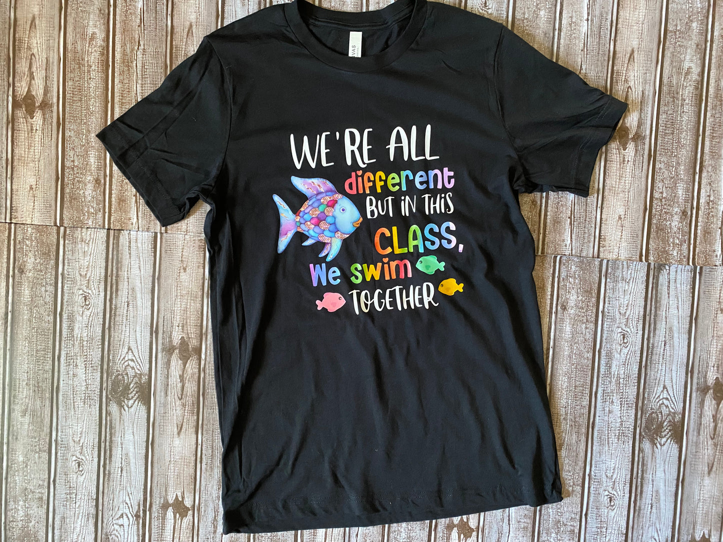 We're All Different But In This Class We Swim Together T-Shirt