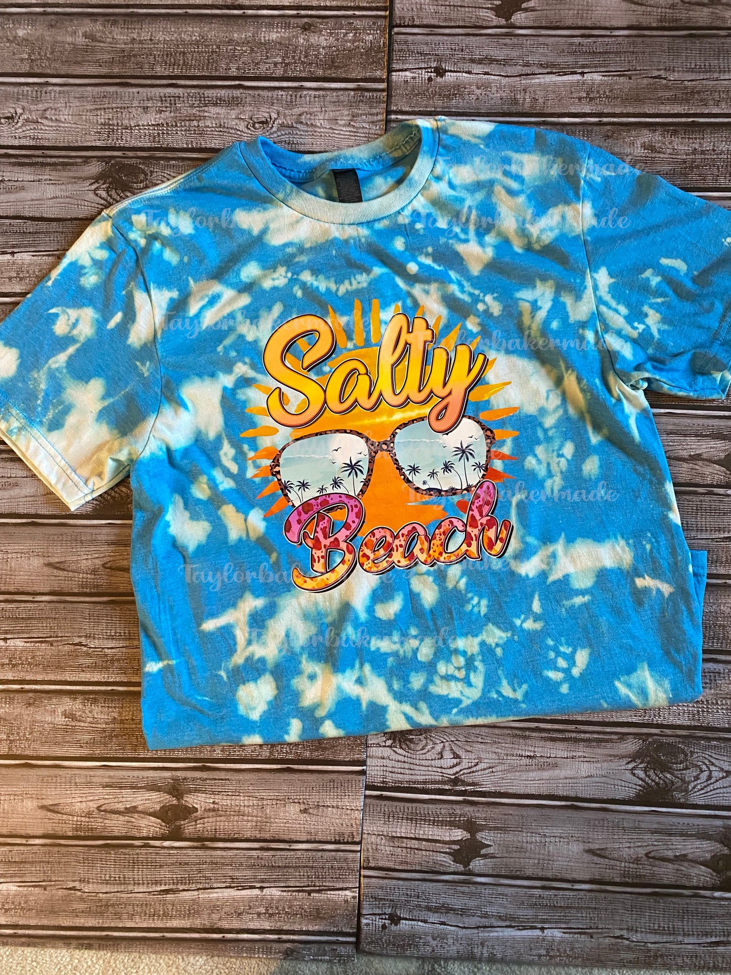 Salty Beach Bleached Tee