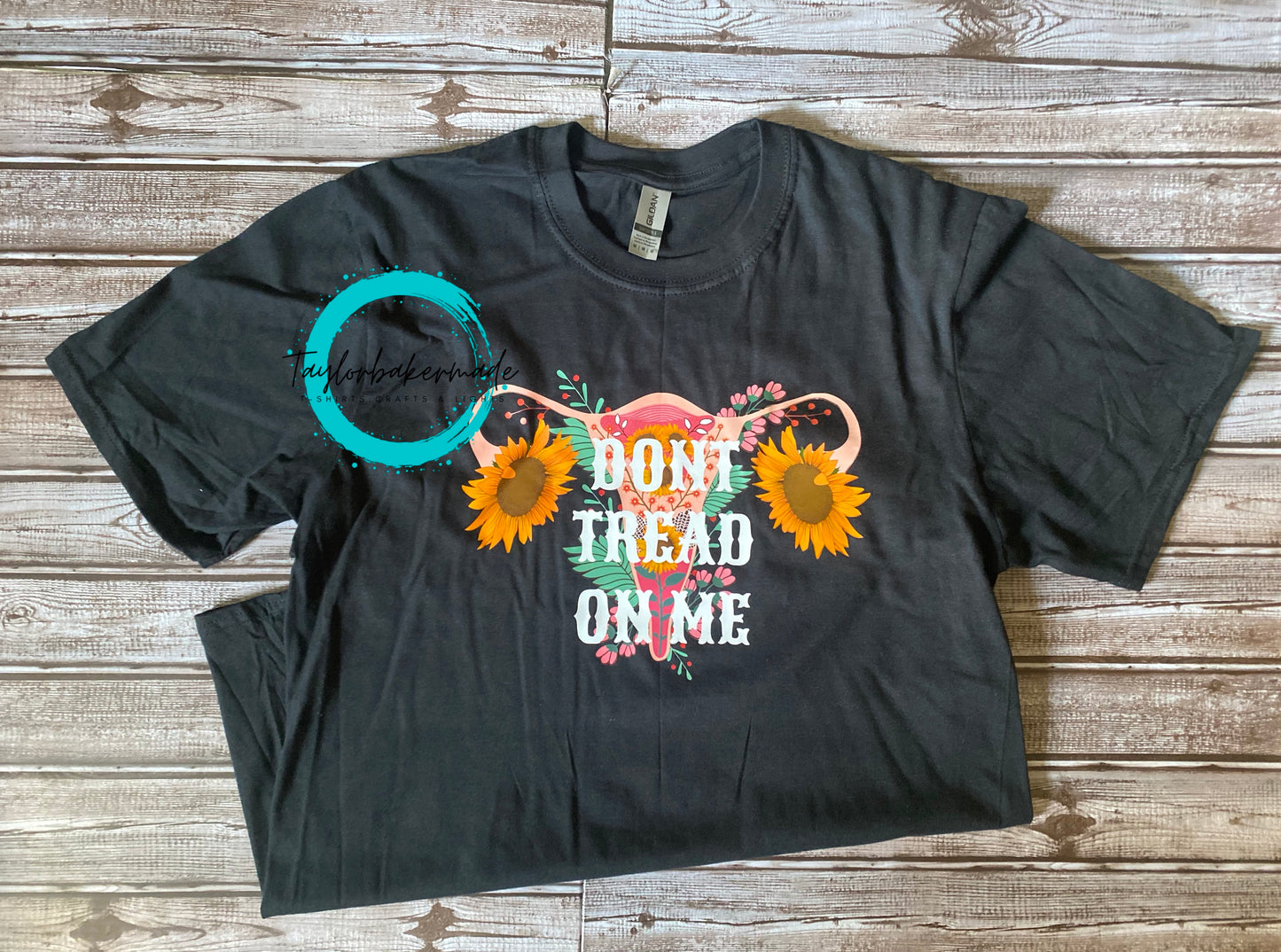 Dont Tread On Me Uterus Shirt