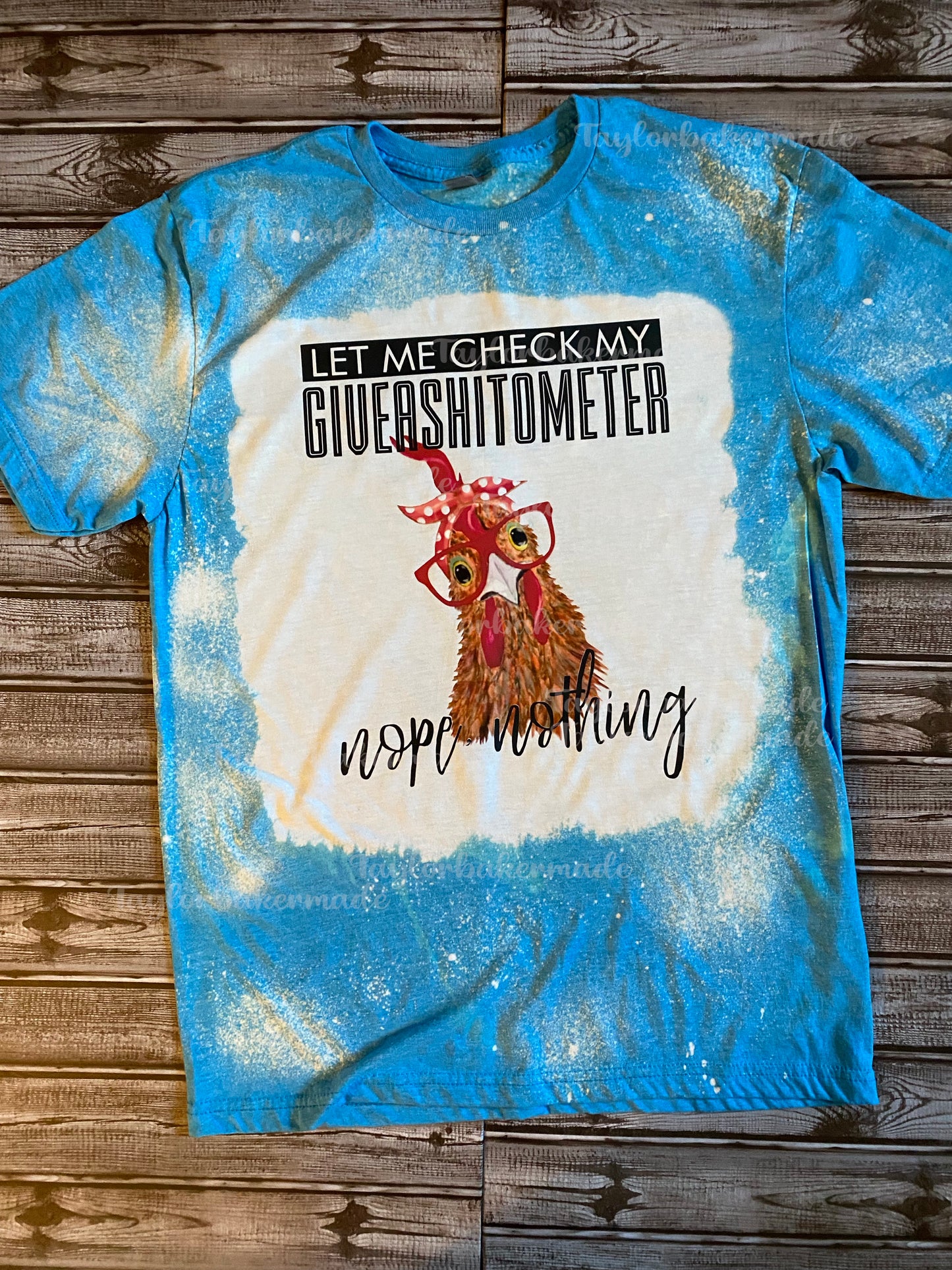 Let Me Check My Giveashitometer Nope Nothing Chicken T-Shirt