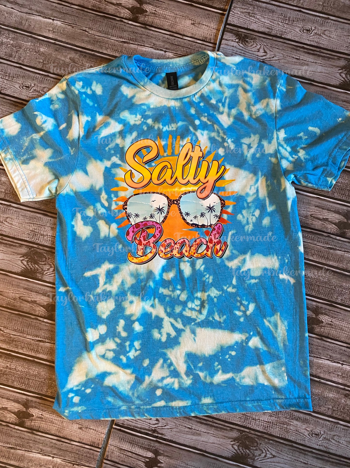 Salty Beach Bleached Tee