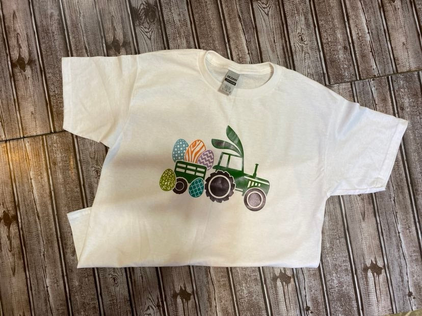 Easter Tractor T-Shirt